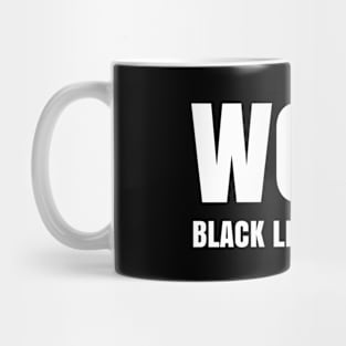 WOKE, Black Lives Matter, Justice for George Floyd Mug